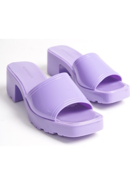 Kadın Jelly Topuklu Lila TERLIK-MSTB700-L