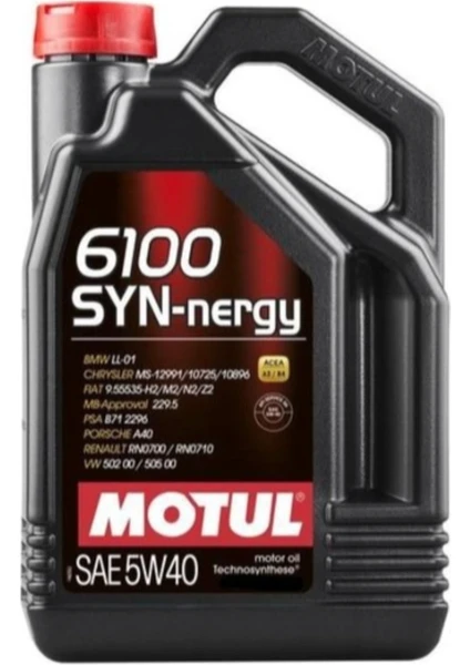 6100 Synnergy+ 5W-40 5 Litre Motor Yağı (Üretim Yılı: 2023)