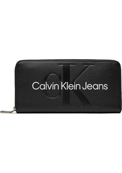 Calvin Klein Calvin Klein kadın Oymalı Mono Fermuarlı Cüzdan