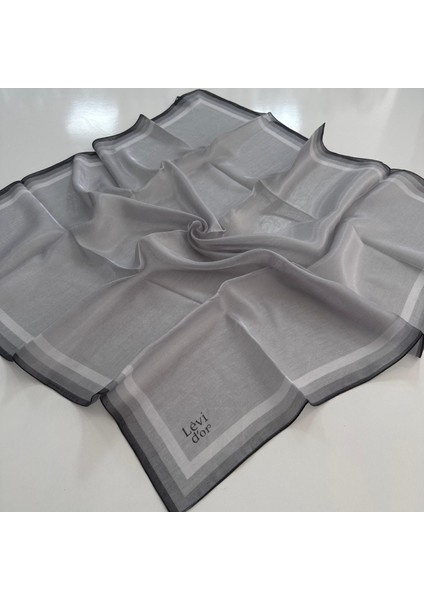 Levi'dor Kehribar Eşarp Gri LTR0204