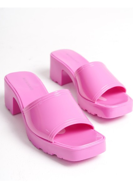 Kadın Jelly Topuklu Pembe TERLIK-MSTB700-PMB