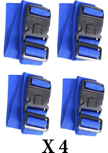 Valiz Bavul Çanta Emniyet Kemeri-Sax, Kilitli, 4 Adet fırsatları