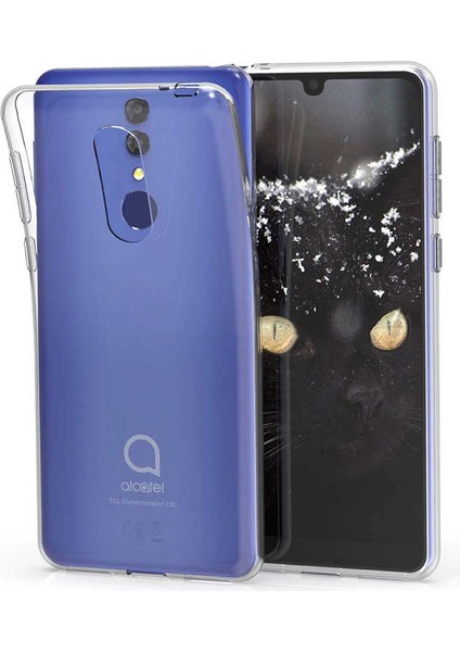 Alcatel 3 2019 Uyumlu Kılıf Süper Silikon Kapak