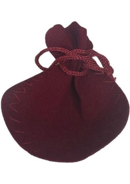 Bordo Kadife Kese Boy 12X10CM Hıdırellez Takı Altın Için Ipli 1 Adet fiyatları