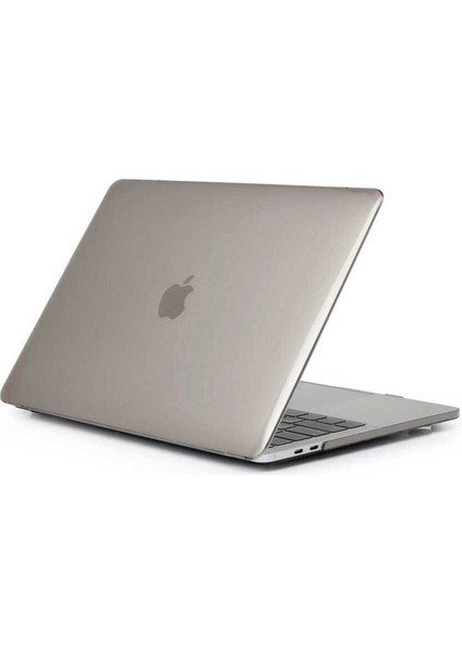 Apple Macbook 13.3' Air M1 Uyumlu Msoft Kristal Kapak, Gri