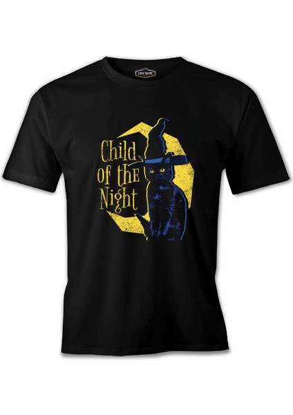 Cadılar Bayramı - Gecelerin Çocuğu Siyah Erkek Tshirt
