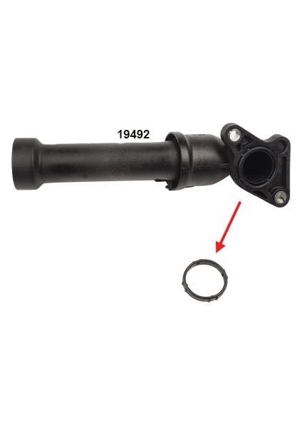 Ibraş Devirdaim Su Giriş Boru Contası 2.2 V347 06&gt; Ibr 6C1Q 8B535 Afc 19370