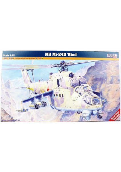 F044 1/72 Mil MI-24D Hind Askeri Helikopter Plastik Model Kiti
