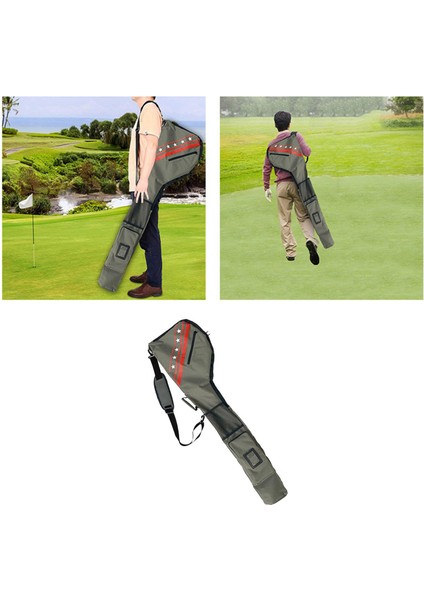 Fermuarlı Yeşil Sürüş Erkekler Için Golf Taşıma Çantası (Yurt Dışından)