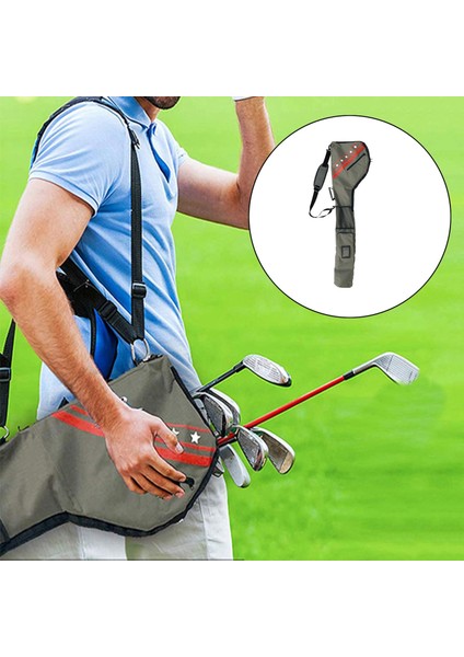 Fermuarlı Yeşil Sürüş Erkekler Için Golf Taşıma Çantası (Yurt Dışından)
