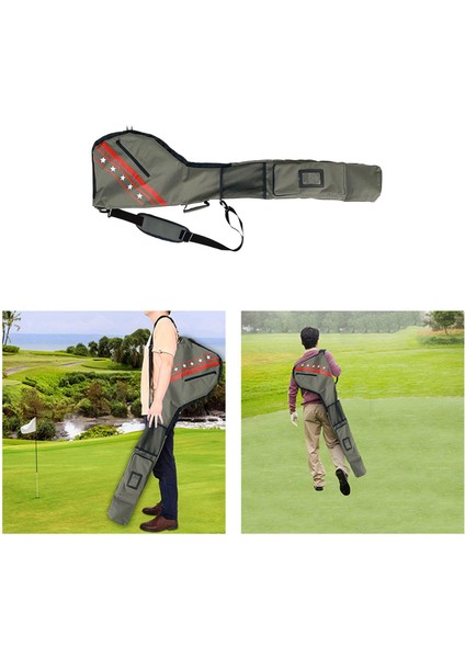 Fermuarlı Yeşil Sürüş Erkekler Için Golf Taşıma Çantası (Yurt Dışından)