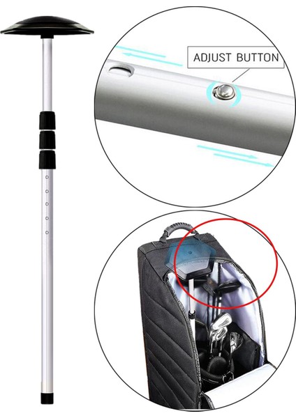 Çanta Çubuk Sistemi Kulübü Alüminyum Alaşımlı Kutup (Yurt Dışından) fırsatları