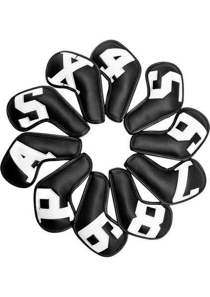 10 Golf Headcovers Açık Su Geçirmez Pu F (Yurt Dışından)