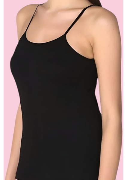 Kadın Ip Askılı Pamuklu Atlet 3 Adet