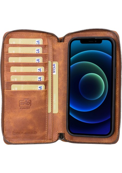 Apple iPhone 13 Pro Uyumlu Deri Zip Kılıf TN11 fiyatları