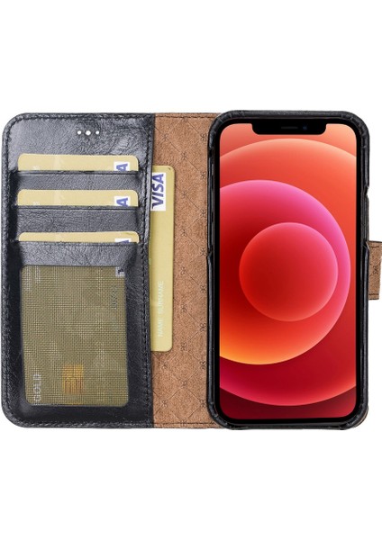 Apple iPhone 12 Mini Uyumlu Deri Kılıf MW36 Rst1 fiyatları