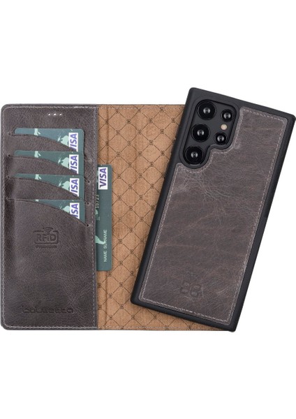 Samsung Galaxy S22 Ultra Uyumlu Deri Cüzdanlı Kılıf TN18 modelleri