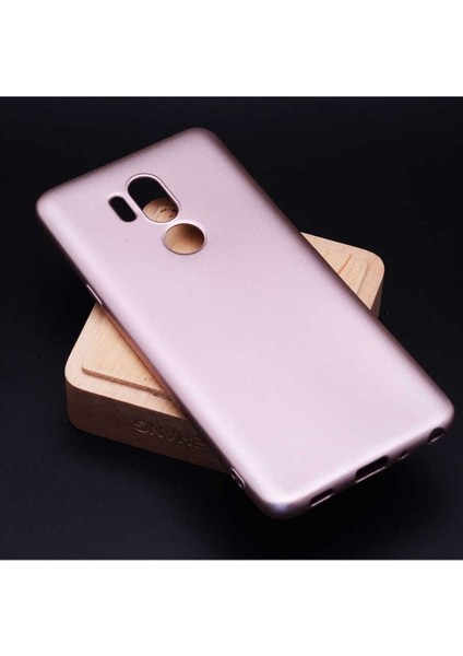 Lg G7 Uyumlu Kılıf Premier Silikon Kapak, Rose Gold