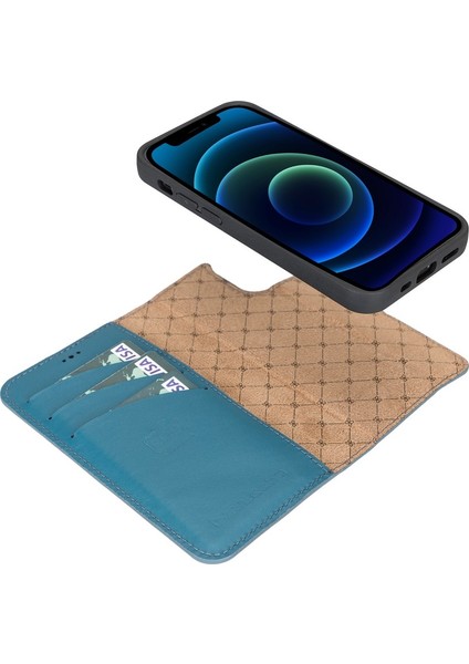 Apple iPhone 13 Mini Uyumlu Deri Cüzdanlı Kılıf BRN4EF modelleri