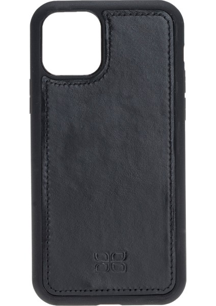 Apple iPhone 11 Pro Uyumlu Deri Zip Kılıf Rst1