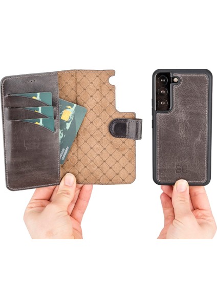 Samsung Galaxy S22 Uyumlu Deri Cüzdanlı Kılıf TN18EF fiyatları