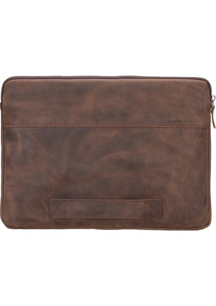 Awe Deri 15-16 Inç Tablet Pc Çantası TN03 Kahve