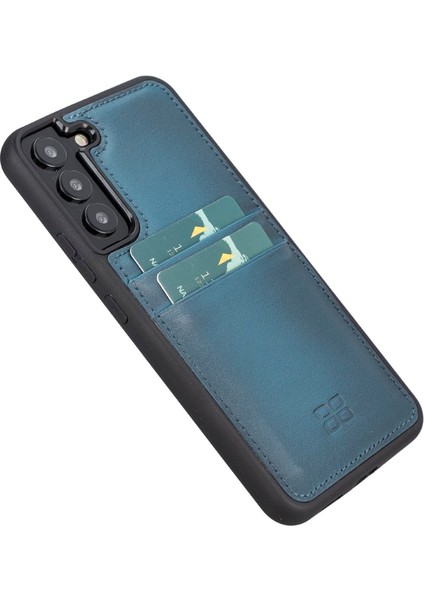 Samsung Galaxy S22 Plus Uyumlu Deri Arka Kapak Fxcp Brn4