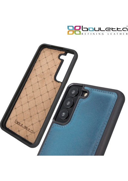 Samsung Galaxy S22 Plus Uyumlu Deri Arka Kapak Fxcp Brn4
