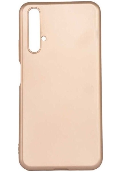 Huawei Honor 20 Uyumlu Kılıf Premier Silikon Kapak, Gold