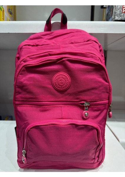 Unisex Krinkıl Özel Üretim Kumaş Su Geçirmez Ortaboy Klinkır Sırt Çantası Okul Çantası Laptop Bölmeli