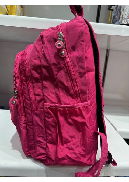 Unisex Krinkıl Özel Üretim Kumaş Su Geçirmez Ortaboy Klinkır Sırt Çantası Okul Çantası Laptop Bölmeli