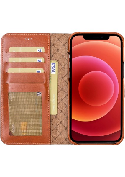 Apple iPhone 12 Pro Max Uyumlu Deri Kılıf MW36 RST2EF fiyatları