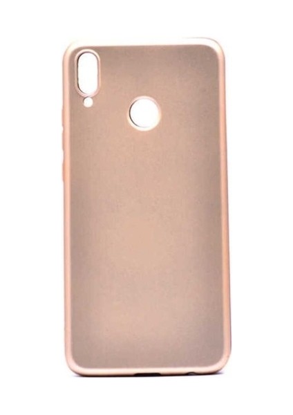 Huawei Honor 8x Uyumlu Kılıf Premier Silikon Kapak, Gold