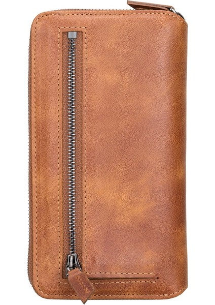 Apple iPhone 13 Mini Uyumlu Deri Zip Kılıf TN11 Taba indirimleri