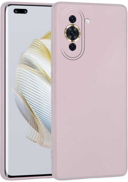 Huawei Nova 10 Pro Uyumlu Kılıf Premier Silikon Kapak, Rose Gold