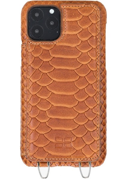 Apple iPhone 11 Pro Uyumlu Deri Askılı Kılıf Suw Snd5