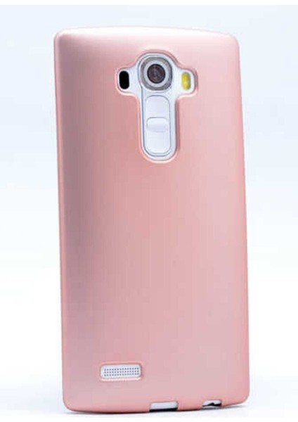 Lg G4 Uyumlu Kılıf Premier Silikon Kapak, Rose Gold