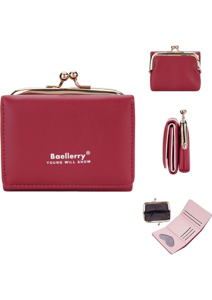 Çoklu Kart Bölmeli Kadın Kısa Cüzdanı (Yurt Dışından)