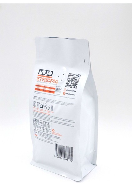 Ethiopia Yirgachefeffe Cher Cherre Çekirdek Kahve 1000 gr