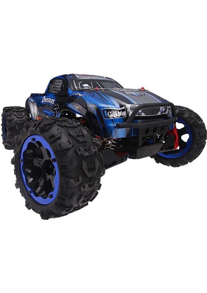 8036 1/8 Ölçek, 4WD Off Road Pro Monster Truck (Dinosaurs Master) Mavi Kaportalı, Fırçasız Motorlu, 7.4V 4200MAH Li-Po Pil