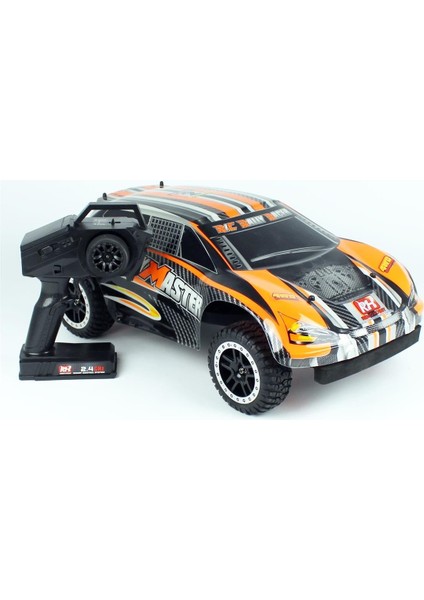 8085 1/8 Ölçek, 4WD On Road (Rally Master Racer) Turuncu Kaportalı, Fırçasız Motorlu, 7.4V 4200MAH Li-Po Pilli, Rc Model A