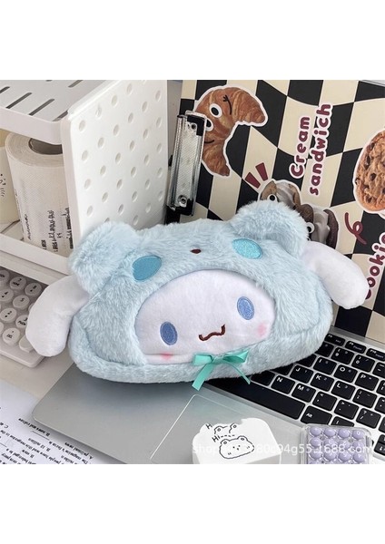 Peluş Pacha Köpek Kalem Çantası, Yüksek Görünümlü, Geniş Kapasiteli Karikatür Kırtasiye Çantası, Kırtasiye Düzenleme ve Saklama Çantası (Yurt Dışından)