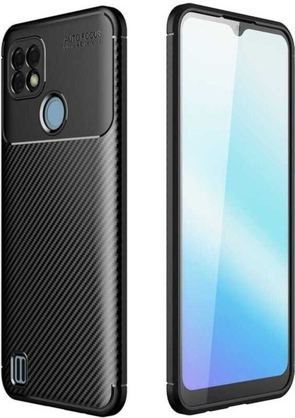 Realme C25 Uyumlu Kılıf Negro Silikon Kapak, Siyah