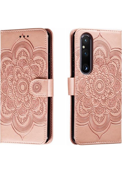 Sony Xperia 1 V Için Mandala Pu Kılıf (Yurt Dışından)