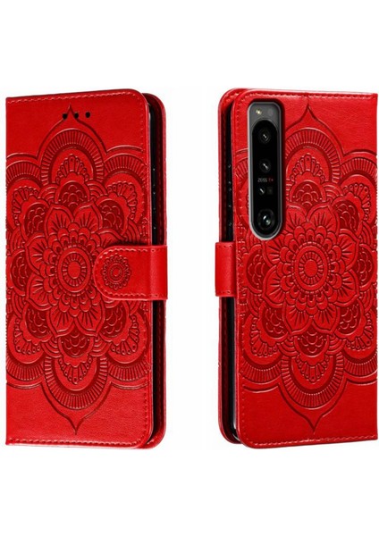 Sony Xperia 1 Iv Için Mandala Pu Kılıf (Yurt Dışından)