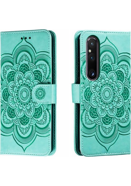Sony Xperia 1 V Için Mandala Pu Kılıf (Yurt Dışından)