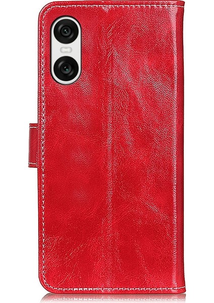 Sony Xperia 10 Vı Için Retro Crazy Horse Doku Kılıfı (Yurt Dışından) indirimleri