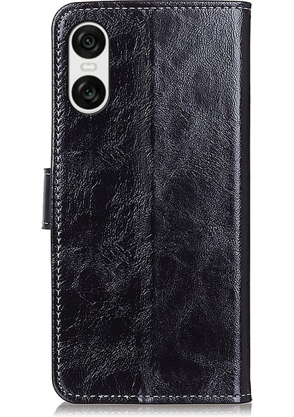 Sony Xperia 10 Vı Için Retro Crazy Horse Doku Kılıfı (Yurt Dışından) indirimleri