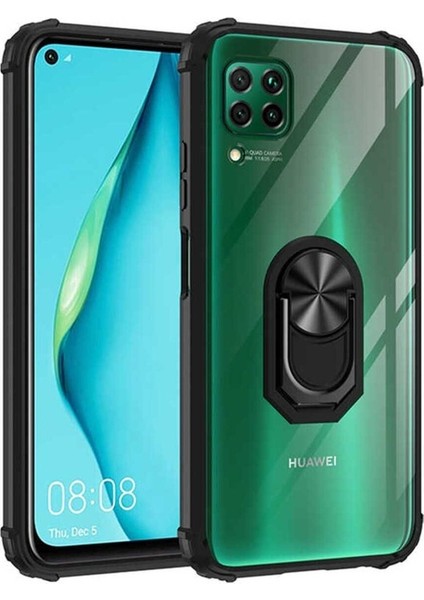 Huawei P40 Lite Uyumlu Kılıf Mola Kapak, Siyah