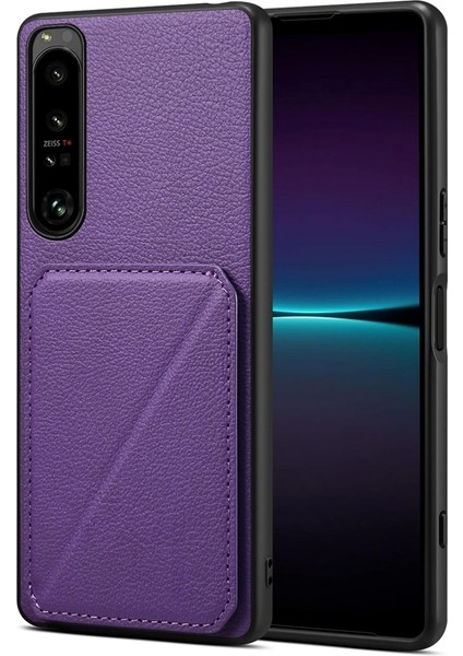 PLZ Shop Sony Xperia 1 Iv Için Kart Yuvası Tutucu Telefon Kılıfı (Yurt Dışından)